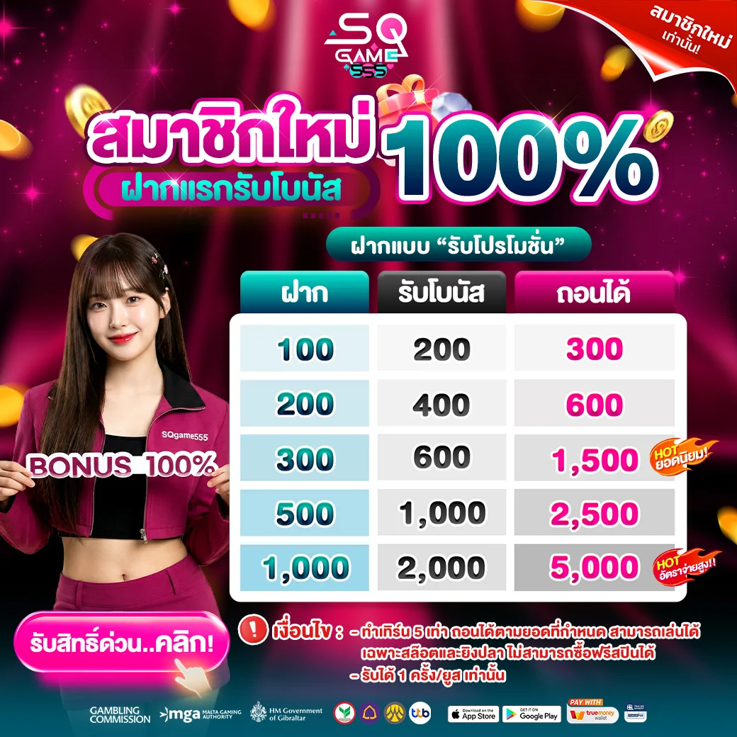 SQGAME555 แทงบอลออนไลน์ ทุกลีกทั่วโลก ราคาน้ำดี